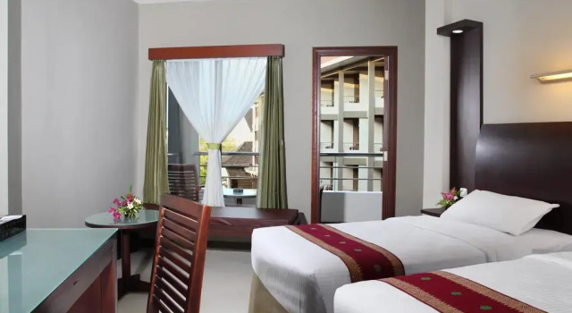 Двухместный номер Deluxe с балконом и с красивым видом из окна Lombok Garden Hotel