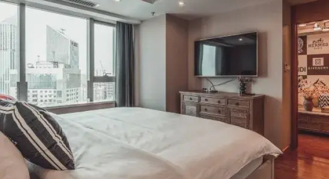 Двухместный люкс Deluxe Tianjin Loews Apartment