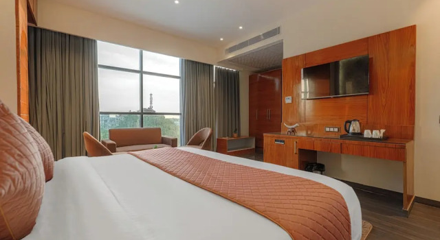 Номер Superior Hotel Aurelia Inn Near Airport Road-Amity University Sector 82 Mohali Chandigarh