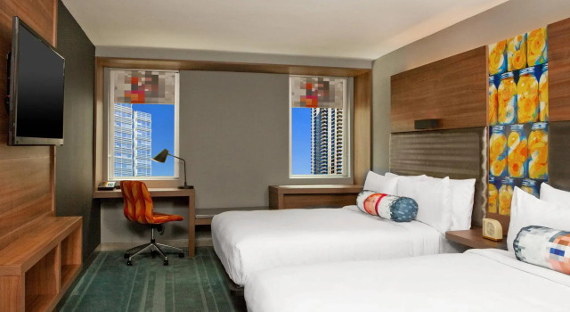 Четырёхместный номер Standard Aloft by Marriott Atlanta Downtown