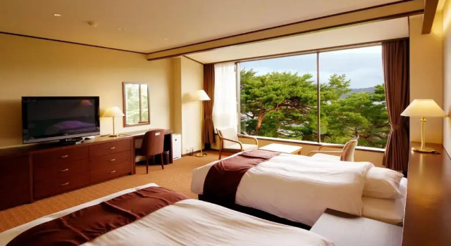 Двухместный номер Standard с видом на окрестности Jodogahama Park Hotel