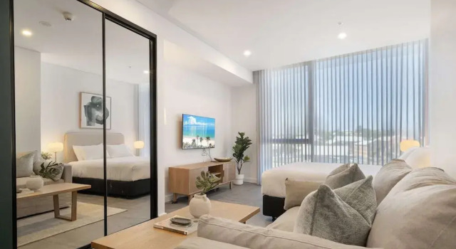 Апартаменты Modern Studio with Rooftop and BBQ Access