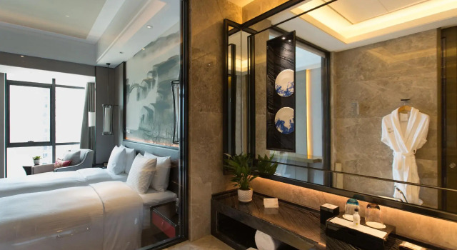 Двухместный номер Deluxe Wanda Realm Yiwu