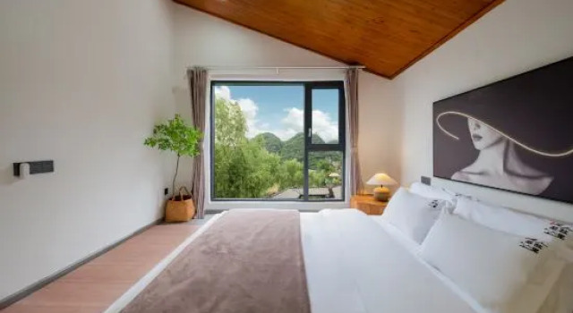 Двухместный люкс с видом на реку Zhenyuan is like a hometown homestay