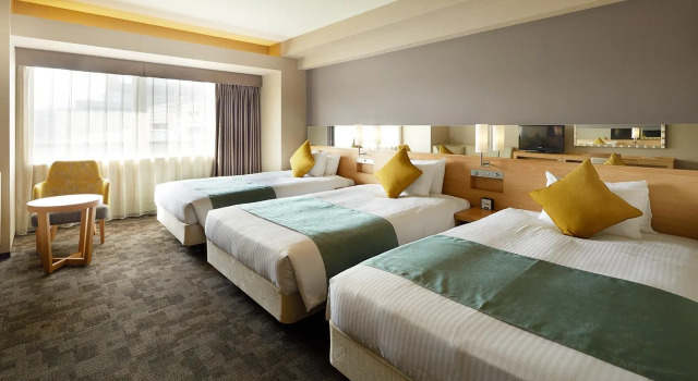 Трёхместный номер Standard Almont Hotel Kyoto