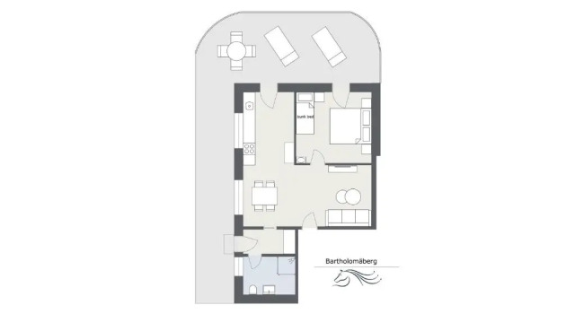 Апартаменты Цокольный этаж Haus Luisa by Emju