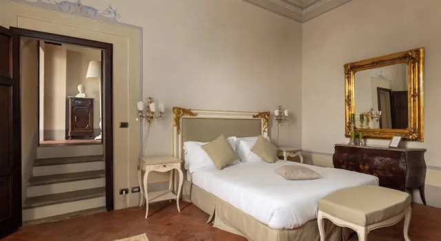 Supérieure chambre avec balcon et Vue jardin Villa Scorzi - Relais de Charme