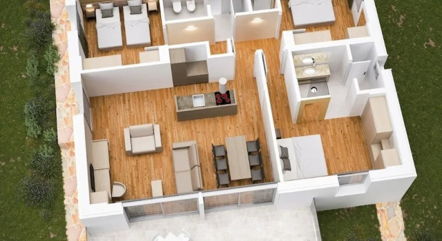 DIEHOLIDAYBUCHT, Book Hotel Hoteller i Pakostane med pool, Swimmingpool