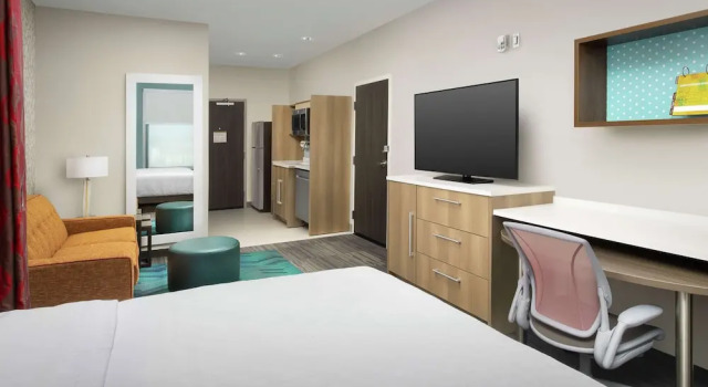 Двухместная студия люкс Home2 Suites by Hilton San Antonio Lackland SeaWorld