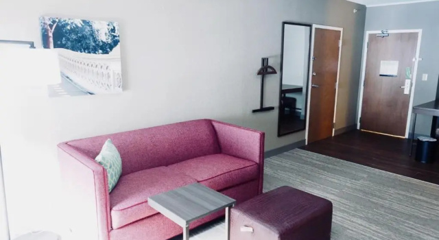 Люкс с видом на залив Hampton Inn & Suites Binghamton/Vestal