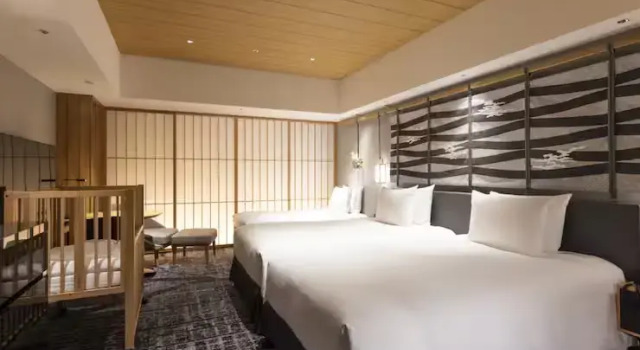 Двухместный номер Family Hilton Kyoto