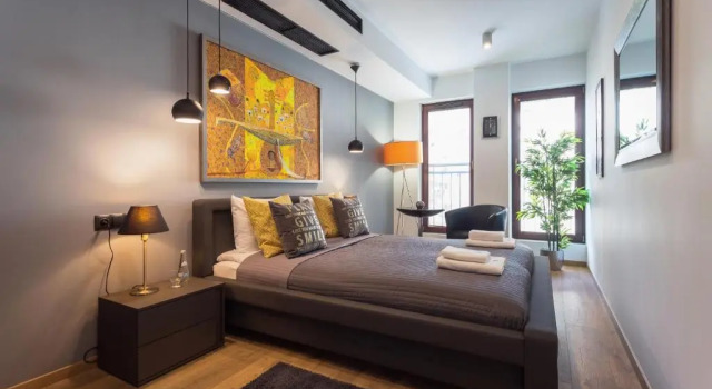 Апартаменты с 3 комнатами с балконом InPoint Smart Apartments