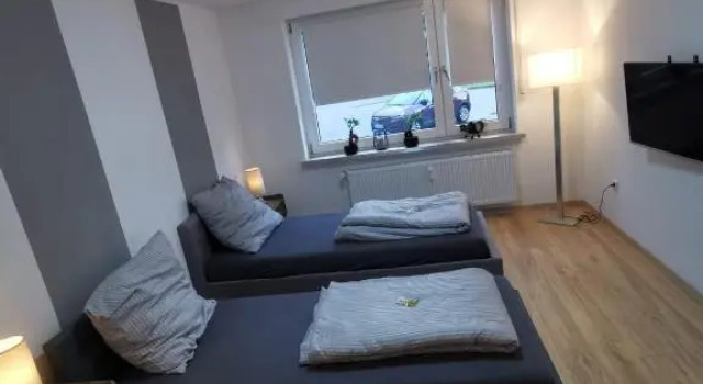 Апартаменты Frisch sanierte Ferienwohnung 2 min vom Südstrand - Balkon - PAY TV