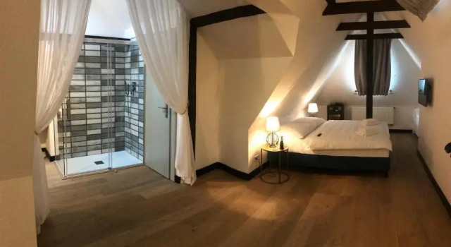 Standaard Tweepersoons zolder kamer Antik Hotel Prague