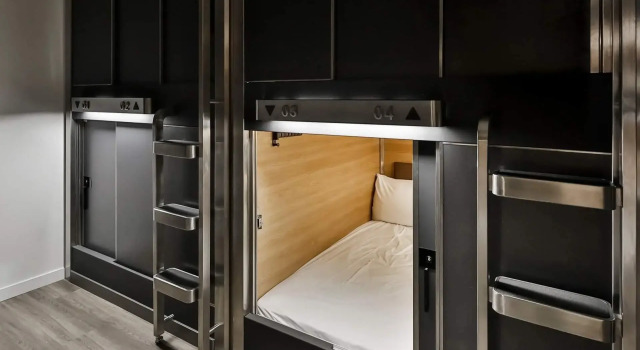 Hygie Pod Hotel - Hostel, Rezervasyon Pansiyon / Hostel Montreal hosteller, Habitat 67 yakınında, Pansiyon / Hostel