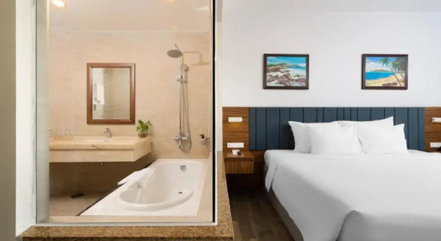 Двухместный номер Deluxe с видом на сад Sala Tuy Hoa Beach Hotel