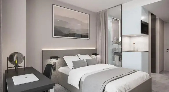 Студия Deluxe VISIONAPARTMENTS Glattbrugg - self check-in