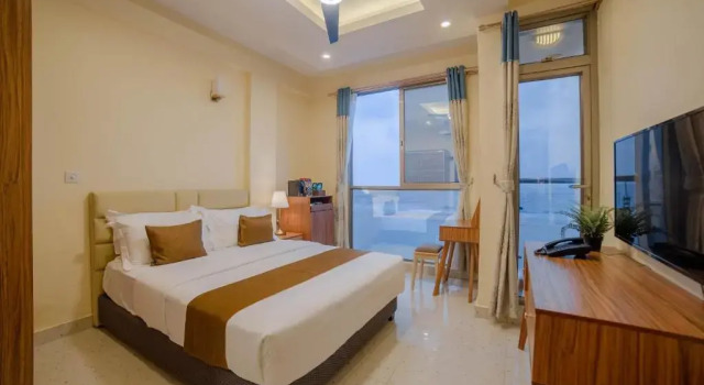 Двухместный номер Deluxe с балконом и с видом на море Amber Beach Hotel at Hulhumale