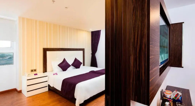 Двухместный люкс с балконом и с видом на океан Balcony Nha Trang Hotel