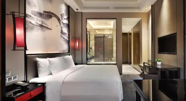 Номер Deluxe с видом на реку Wanda Realm Yiwu