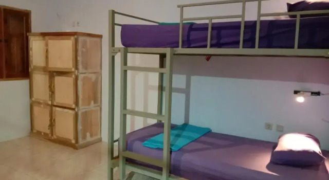 Bett im Wohnheim Sentul Hostel
