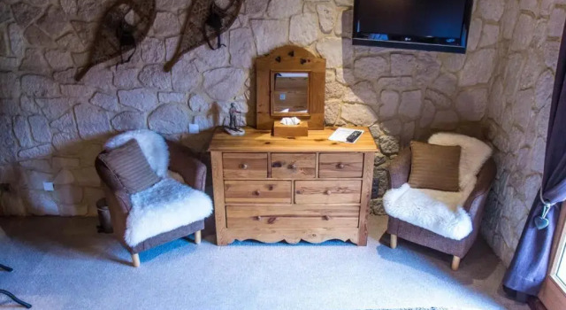 Семейный номер Standard с видом на горы Hôtel Chalet Alpage