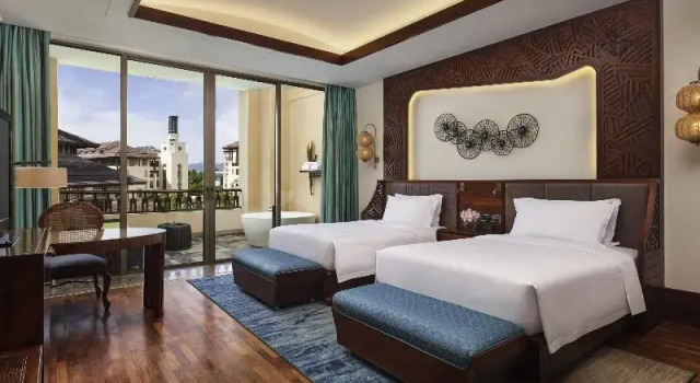 Двухместный номер Standard с балконом и с видом на океан Fairmont Sanya Haitang Bay