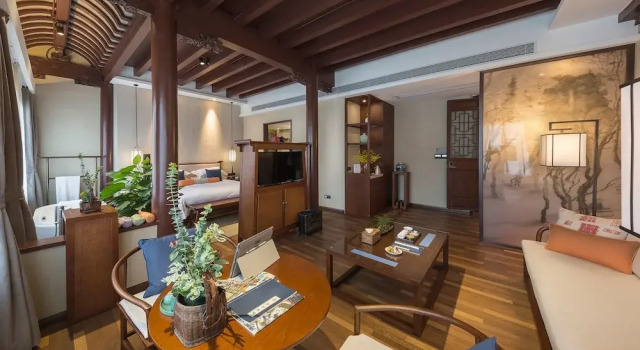 Номер Premier SSAW Boutique Hotel Nanjing Qifeng Confucius House