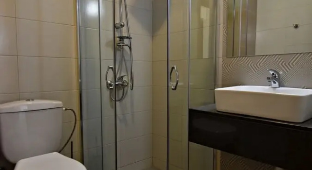 Апартаменты с балконом и с видом на город Stela Deluxe Apartments