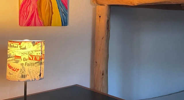 Кровать в общем номере Casa Vacaional