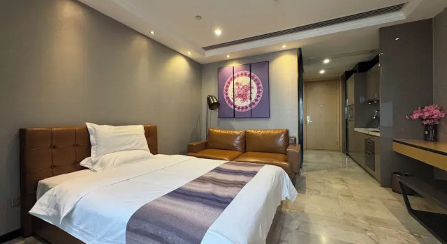 Люкс Premium с видом на парк Green Lemon Tree International Apartment - Beijing Road Jiedeng Metropolis Branch