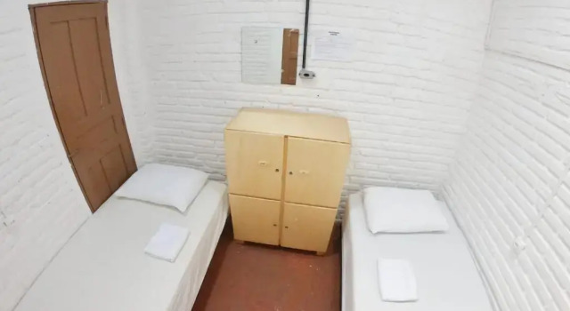 Кровать в общем номере (мужской номер) Maragogi Hostel