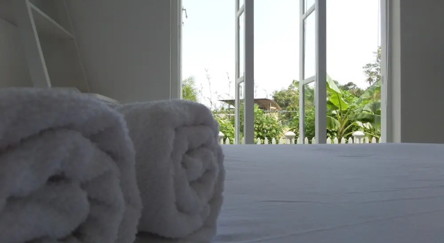 Двухместные апартаменты Luxury с видом на сад White Villa Ambalangoda