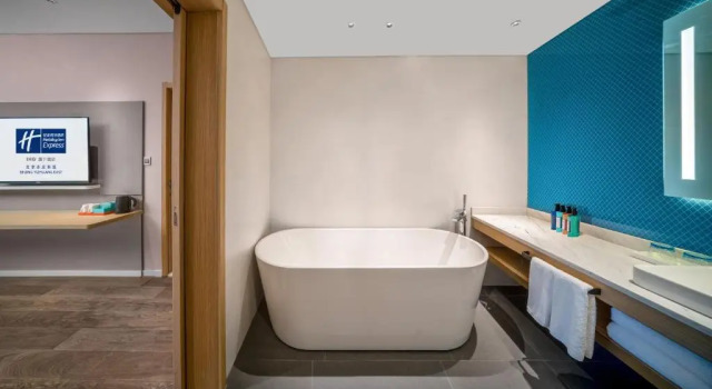 Люкс c 1 комнатой с видом на озеро Holiday Inn Express Beijing Yizhuang Tongminghu