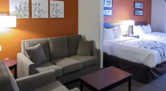 Четырёхместный люкс Sleep Inn & Suites Ft Lauderdale International Airport