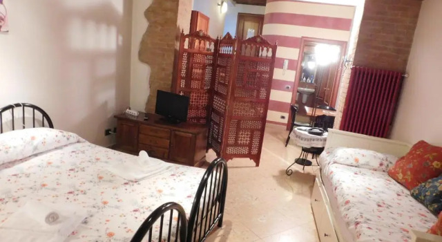 Студия с красивым видом из окна Residence Villa Vinco