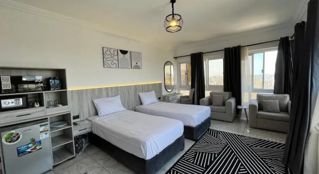 Двухместный номер Luxury с видом на город Nile X Hostel - Nile view