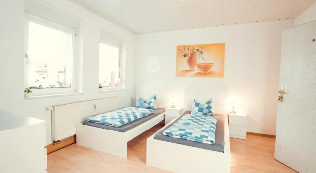 Standart çift kişilik oda Auberge Leipzig