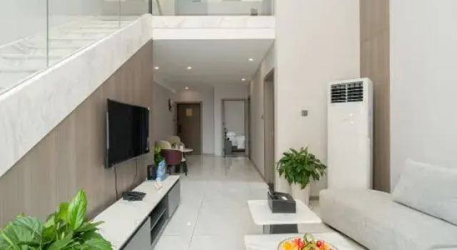 Семейный люкс с видом на город Xi'an Guangcheng Business Travel Apartment Hotel (near the Bell Tower)