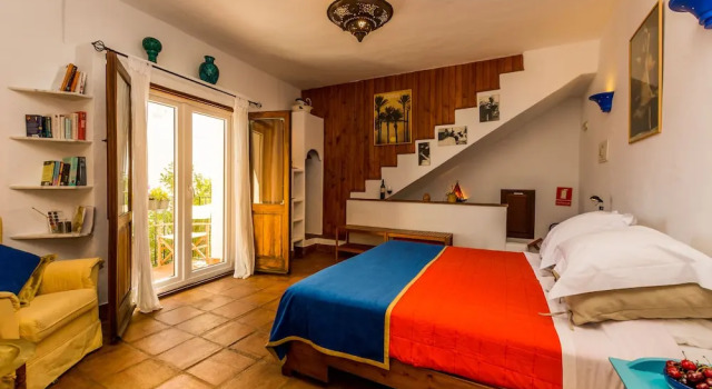 Двухместный номер Deluxe с балконом и с видом на горы Hotel Los Castaños