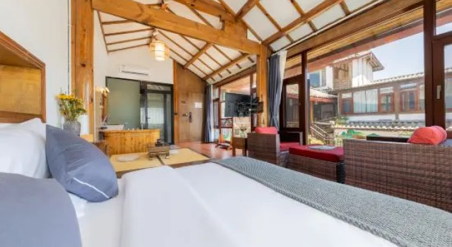 Люкс с красивым видом из окна Mengtian Bieyuan Boutique Inn