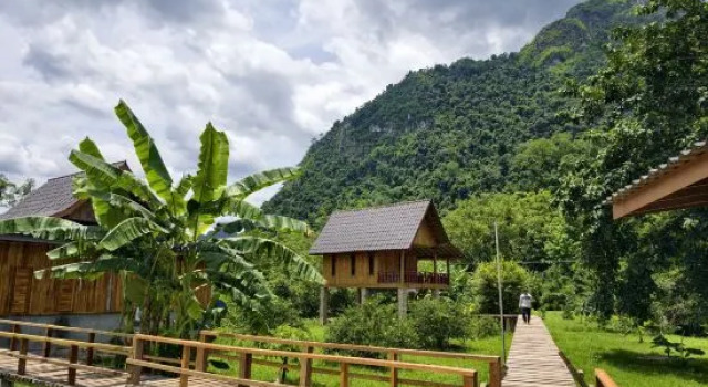 Eco Farm Stay & Hostel, Book Landbrugsophold Nongkhiaw Luang Prabang