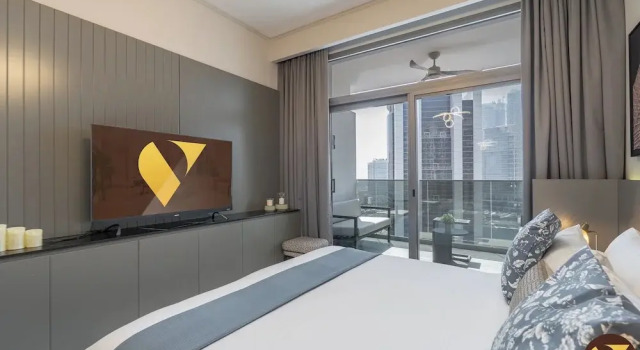 Vogue| Downtown close to Burj Khalifa | Dubai Mall, Забронировать Апартаменты/квартира Даунтаун Дубай , рядом с Дубайский аквариум