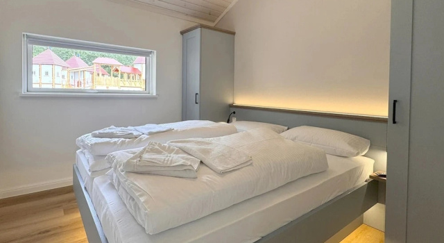 Ferienhaus im Skandinavischen Stil mit Sauna in Bad Bevensen, Забронировать Дом для отпуска Отели Люнебургская пустоши с парковкой, Парковка