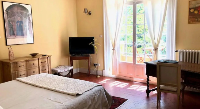 Двухместный номер Deluxe с балконом B&B Villa Roumanille