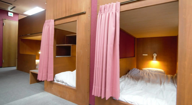 Кровать в общем номере (женский номер) Guest House TRACE Higashinihonbashi River side