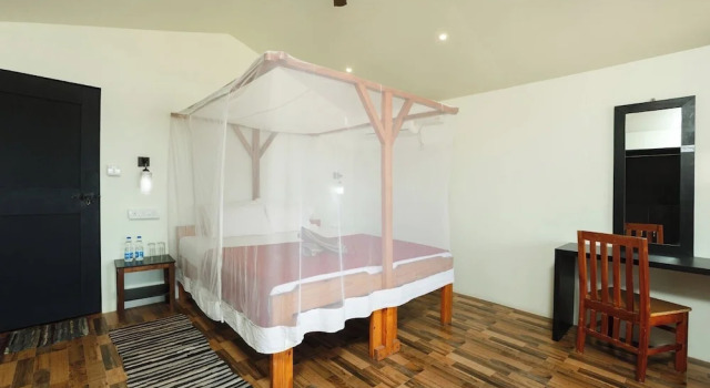 Двухместный номер Superior с балконом и с видом на море Om Shanti Beach Stay Patnem