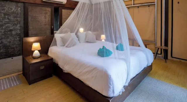 Двухместный номер Deluxe с балконом Anurak Community Lodge