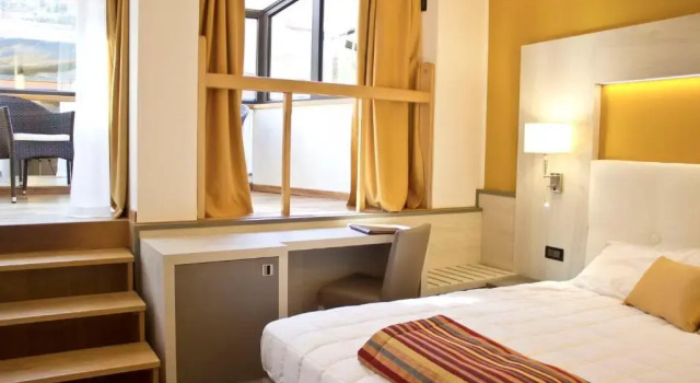 Двухместный номер Deluxe с балконом Hotel Dolomiti