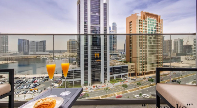 Апартаменты Luxury Studio Near Dubai Mall Skyline View